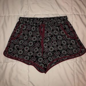 Floral style shorts